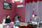 राष्ट्रपतिसँग नेपालका लागि अष्ट्रेलियाका राजदूत फेलिसिटी जेनको शिष्टाचार भेट